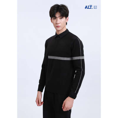 ALT阿恩蓝拓春秋假两件针织衫