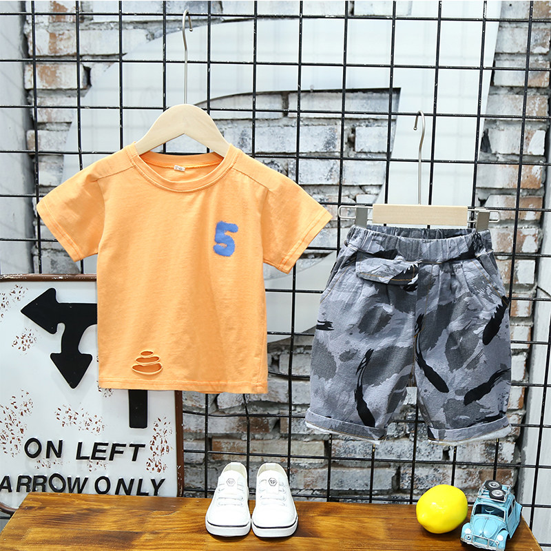 宝宝夏装套装男1-3岁男童2019新款儿童夏季洋气短袖小童两件套潮4|msdalam kategori Kanak-kanak/Bayi/Keluarga dipasang, menetapkan - dari Buy2taobao.com untuk memberikan perkhidmatan ejen Taobao profesional membeli