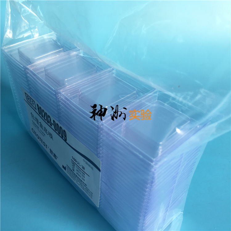 世泰 一次性PVC塑料包埋盒底模 组织样本石蜡模具 大号25x32x5mm