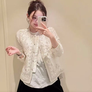 亮片马甲女冬季新款中国风新中式坎肩提花刺绣高端减龄显瘦马夹潮