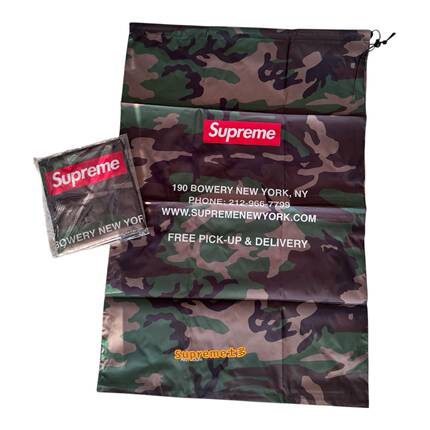 [国内现货]FW25 Supreme Camo Laundry Bag 迷彩洗衣收纳袋