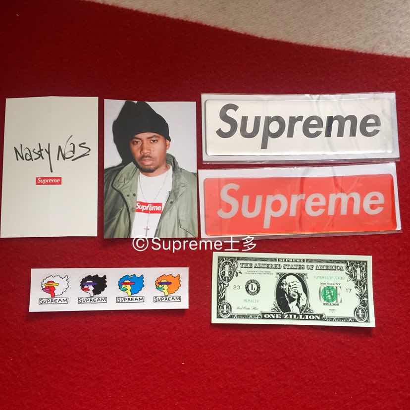 [现货]FW17 Supreme Week 1 Sticker 开季贴纸系列