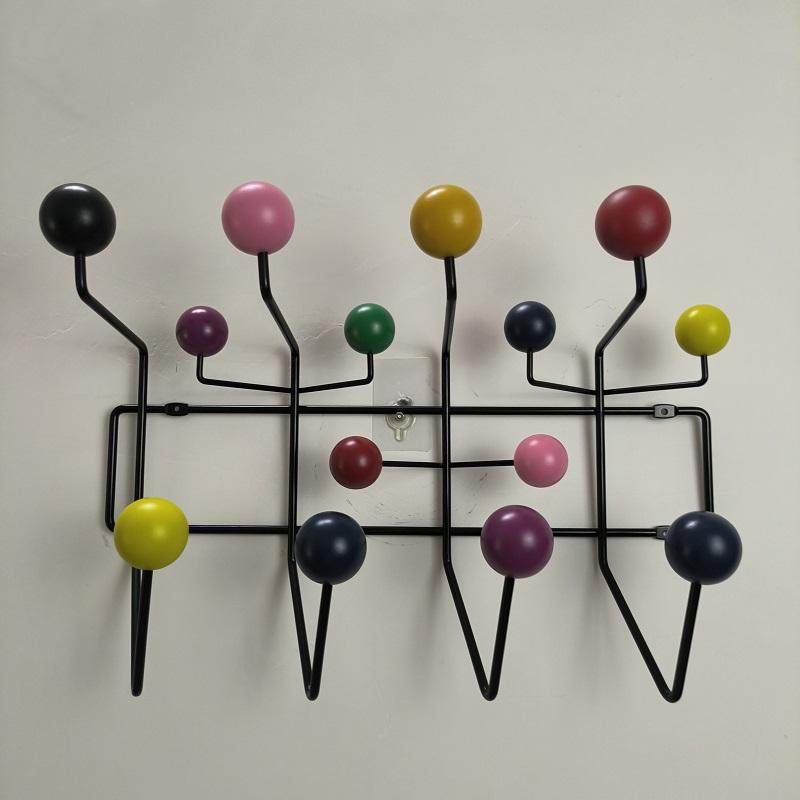 北欧设计创意衣帽架Eames hang it all伊姆斯糖果球衣架挂钩时尚