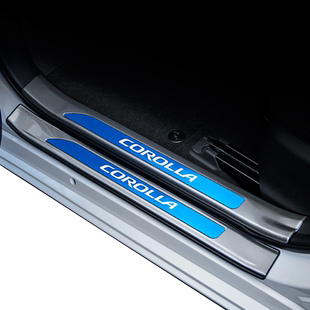 索纳塔十一代改装配件内饰专用装饰门槛防踩条后备箱保护迎宾踏板