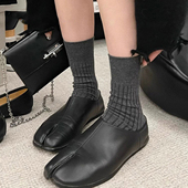 马吉拉Tabi分趾袜 竖条纹真 巨巨巨显瘦 超miu 超有质感 潮袜