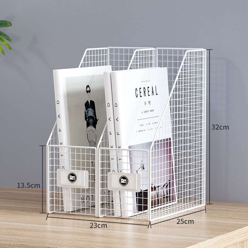 데스크탑 북엔드 파일 보관함 파일 랙 파일 폴더 세로형 수납 랙 파일 프레임 수납 바구니 사무용품