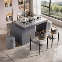 茶桌家用小茶台现代简约可旋转移动茶车2025新款办公室茶桌椅组合