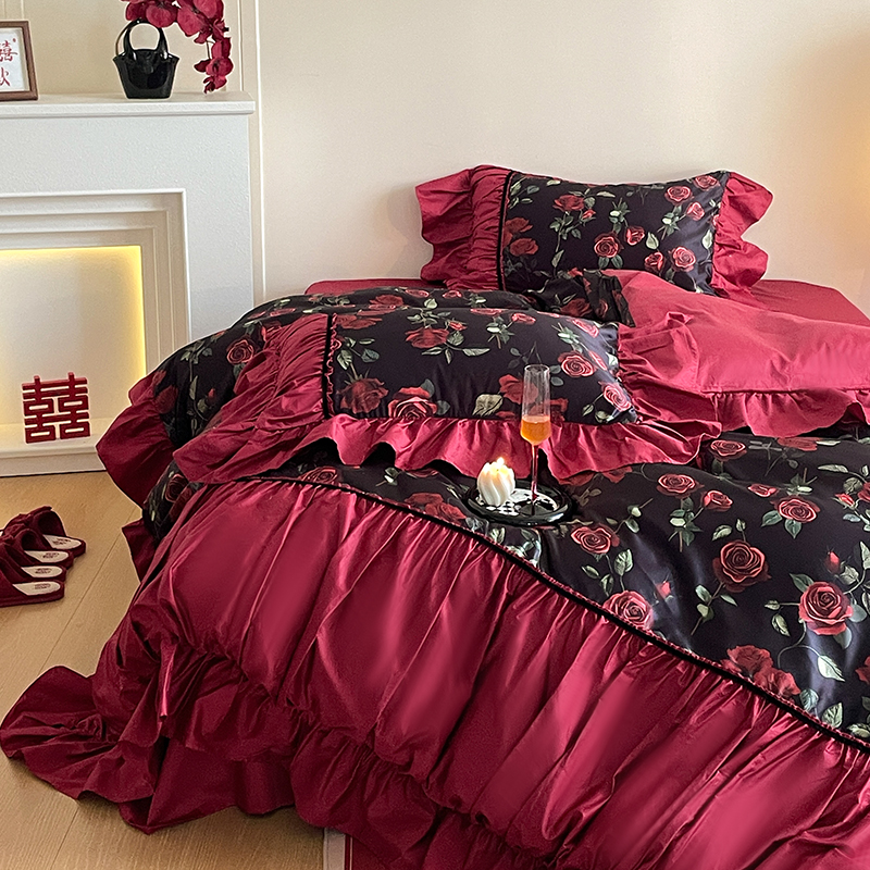 【小红书热销】法式复古风四件套