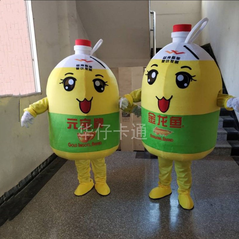 油瓶子卡通人偶服装蚝油瓶行走服