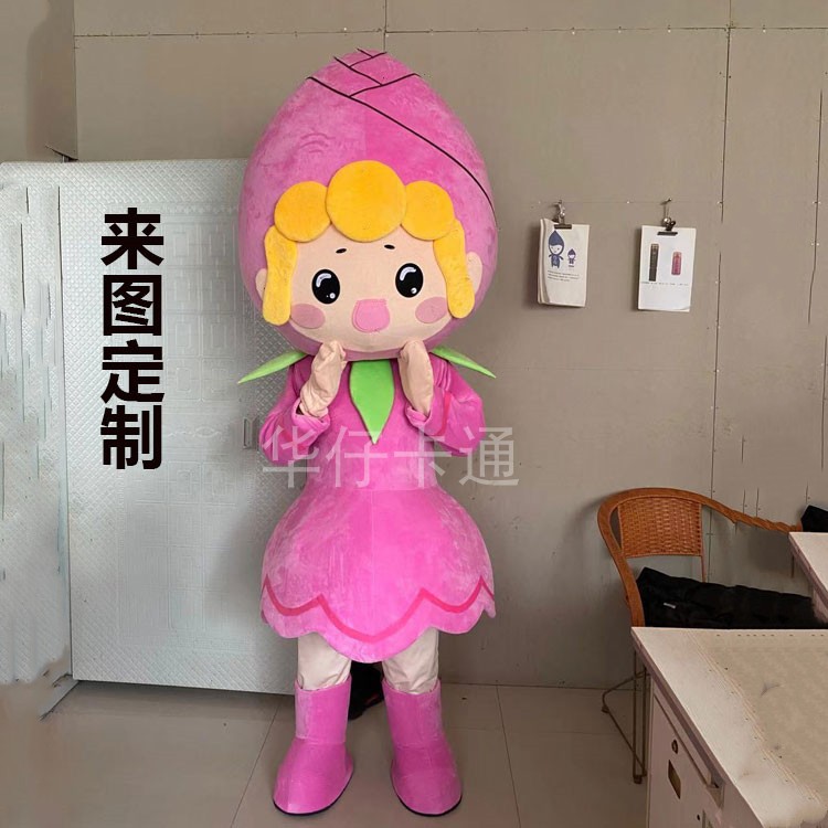 小女孩卡通人偶服装小男孩表演服