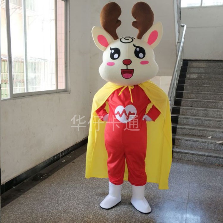 麋鹿卡通人偶服装长颈鹿圣诞雪人