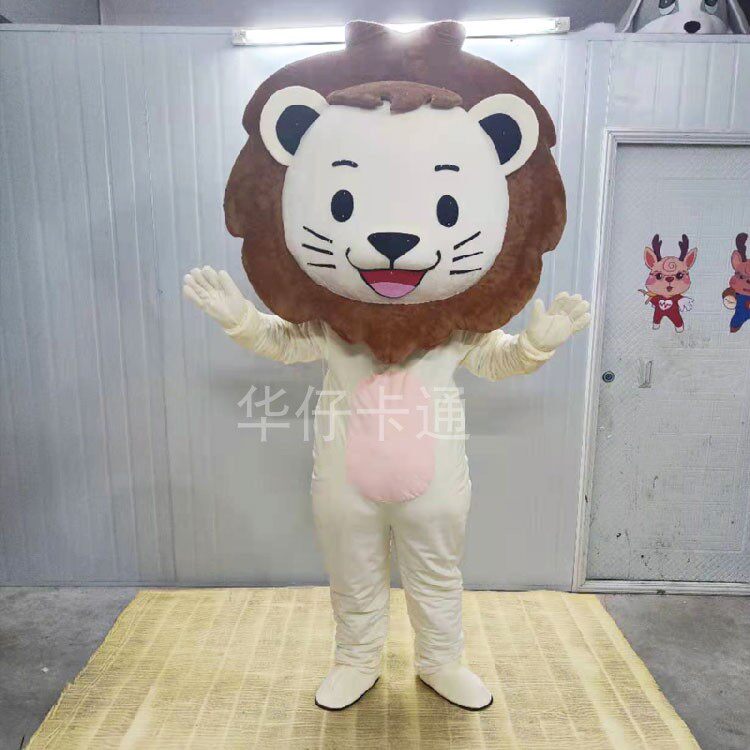 狮子卡通人偶行走服装幼儿园节日表演服动漫COS毛绒玩偶来图定制