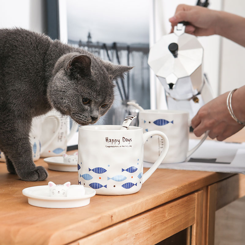 zakka磨砂ins北欧风格陶瓷马克杯