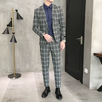 Bộ đồ vest nam mùa hè Slim phiên bản Hàn Quốc của xu hướng ăn mặc giản dị Anh diện bộ đồ mỏng đẹp trai phù hợp với bộ đồ hai mảnh - Suit phù hợp quần kaki nam đẹp
