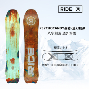 2526款Ride滑雪板单板刻滑板PSYCHOCANDY 战猪-迷幻糖果