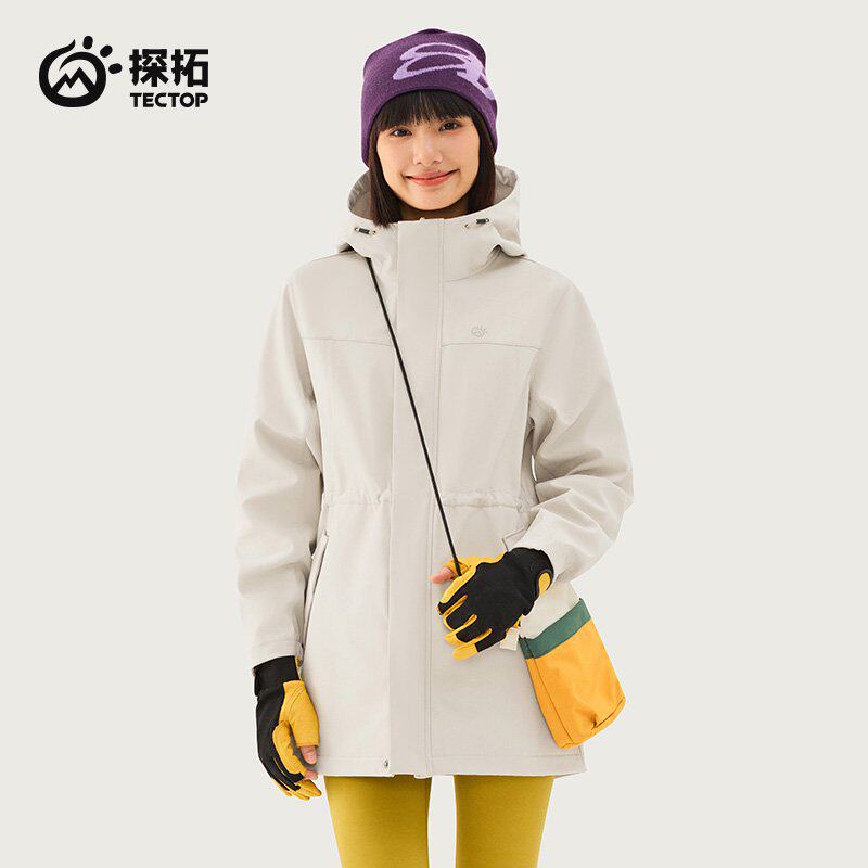 探拓户外连帽软壳衣女2025新软壳衣