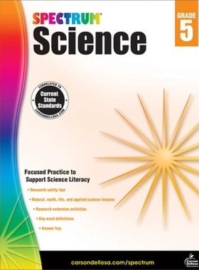 现货 英文原版  Spectrum Science, Grade 5 Spectrum 科学，5年级