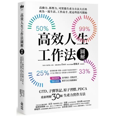预售  高效人生工作法图解：GTD、子弹笔记、原子习惯、PDCA，重新理解30个生产力实作方法 24 赵胤丞, 计算机人文化 进口原版