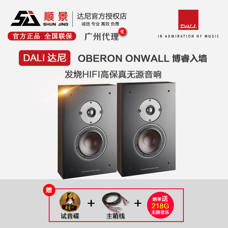 DALI/达尼博睿 OBERON ON-WALL壁挂音箱家庭影院后置环绕音响-封面