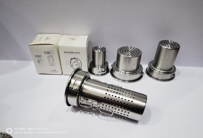 万象原装原厂配件 玻璃杯保温杯不锈钢滤网茶漏 拿捏式茶隔滤茶器