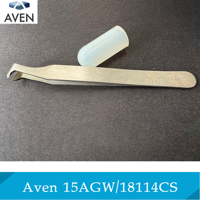 Aven镊子15AGW 进口AVEN镊子18114CS 锋利碳钢切割镊子