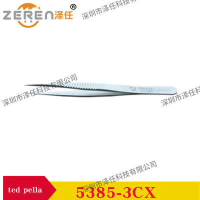 tedpella生物镊子5385-3CX 实验室无磁耐盐酸精细镊子 PELCO镊子