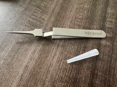 泽任科技自锁镊子N5-SA 电镜铜网专用镊子 超薄切片捞片反向镊子