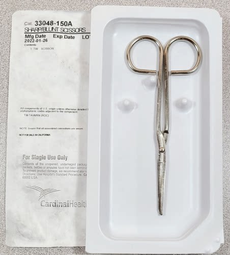 Cardinal Health 33048-150A Operating Scissors, Sharp/Blunt