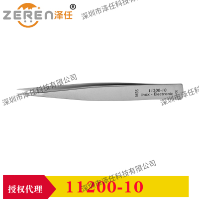 FST镊子11200-10 Dumont Mini Forceps 实验室迷你精细镊子M3S