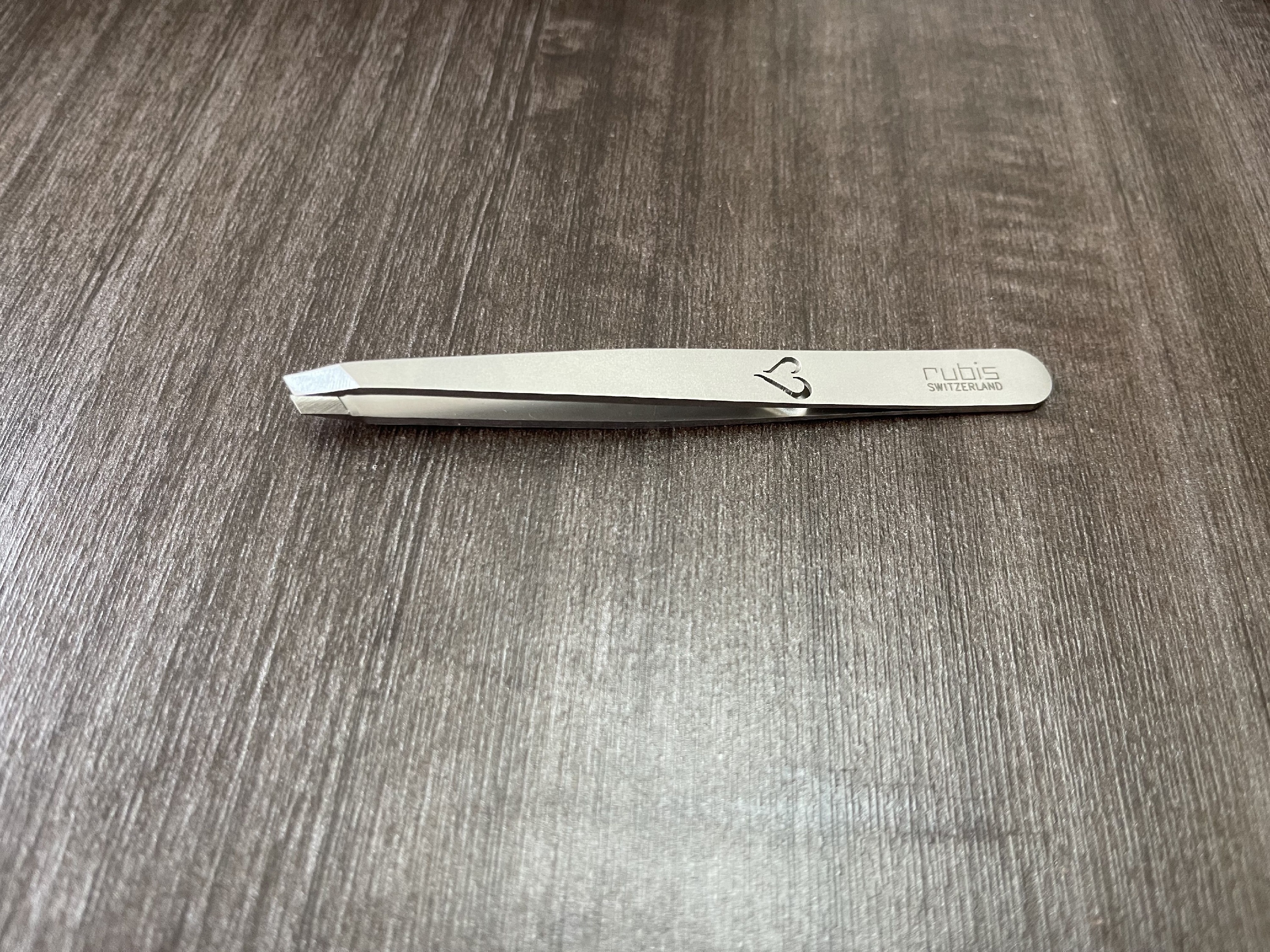 瑞士Rubis斜口眉夹1K102P无缝隙无痛感拔眉钳