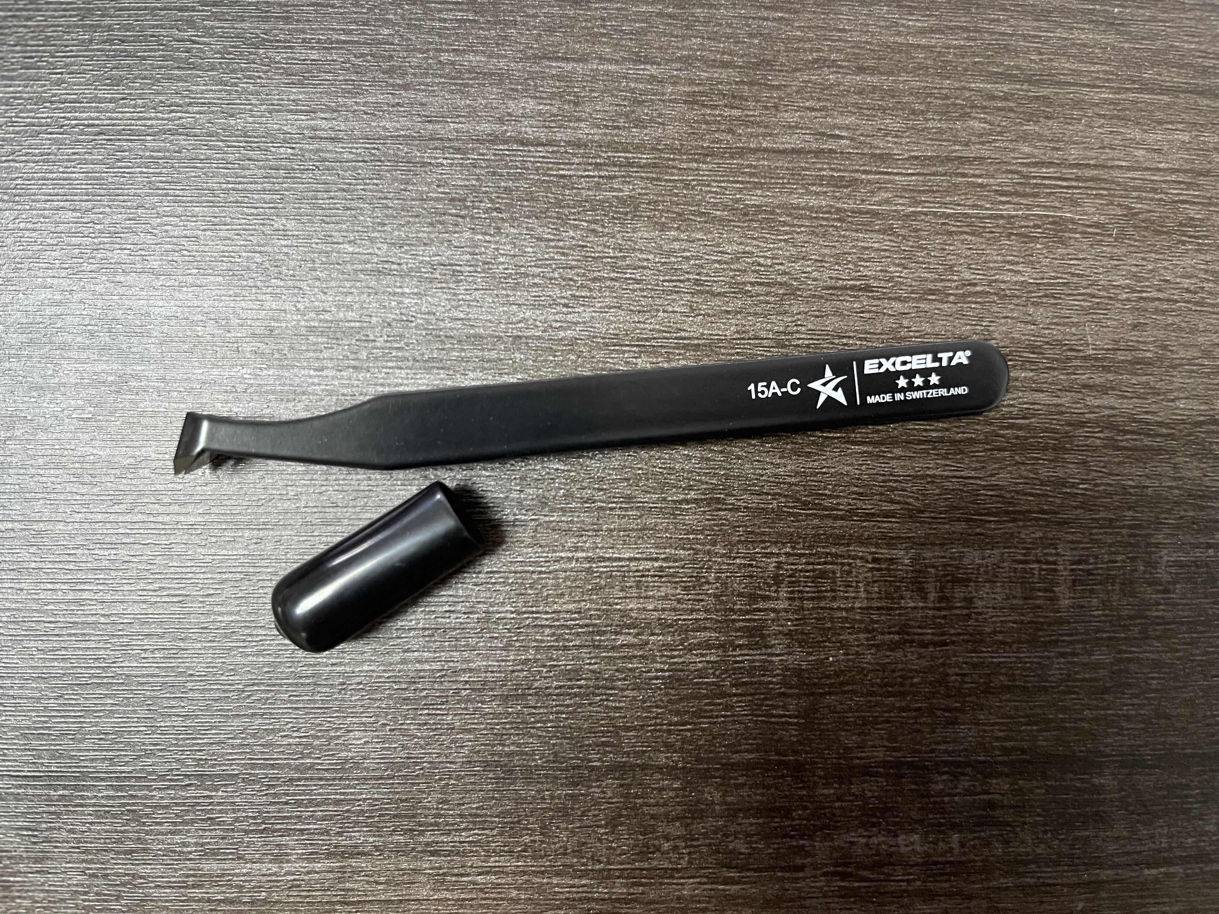 Excelta镊子15A-C 防静电涂层切割剪 金属线切割镊子