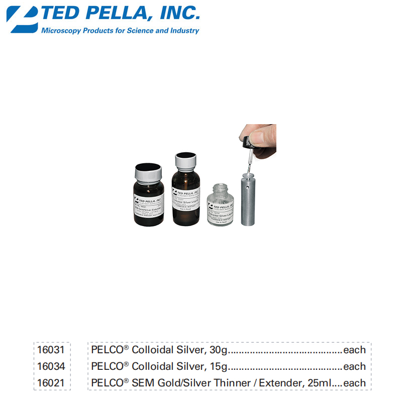 ted pella导电银胶14031 银胶稀释剂25ml PELCO Colloidal Silver