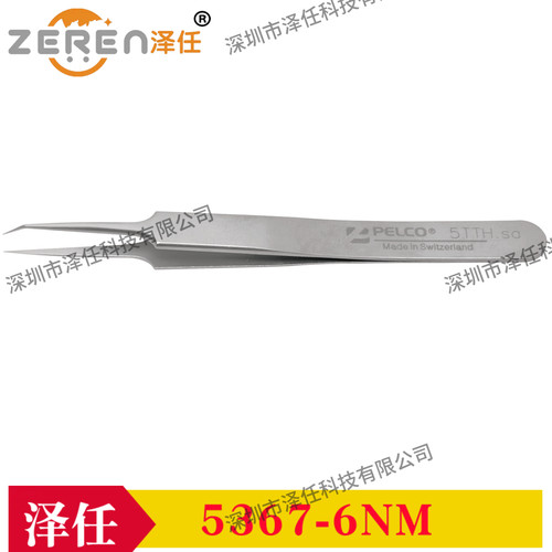tedpella镊子5367-6NM 瑞士进口不锈钢抗磁精细镊子5TTH