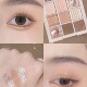 MUGE LEEN九色巧克力眼影盘ins超火大地色珠光哑光闪粉细腻不脱妆