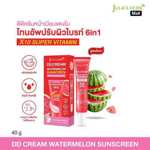 跨境爆款WATERMELON SUNSCREEN西瓜防晒霜均匀肤色防水防汗40g