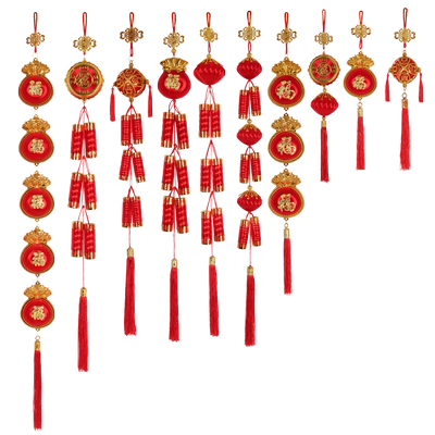 小灯笼挂饰喜庆乔迁球场景布置