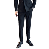 ins英伦风2024春季潮流修身商务绅士男士西裤长裤大码Q213P88，男装西裤，电商A222（原电商A231）