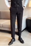 ins英伦风2024春节新潮流商务绅士修身男条纹西裤长裤大码Q229P88，男装西裤，电商A222（原电商A231）