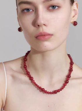 【罗娜专属】FOR DAYS sofi系列红色系串珠短款项链