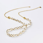 项链 山茶花系列仿珍珠长款 呼呼专属 新款