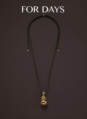 FOR DAYS 【新年礼物福禄连连】福气满满大葫芦毛衣链项链