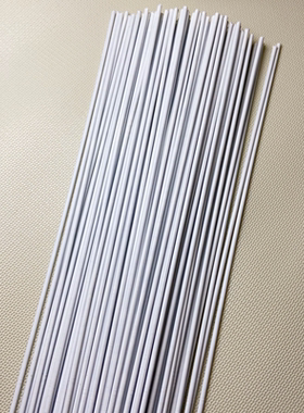 翻糖铁丝白色胶包手工DIY面塑人偶蛋糕插件纸花纱花支撑花杆16号