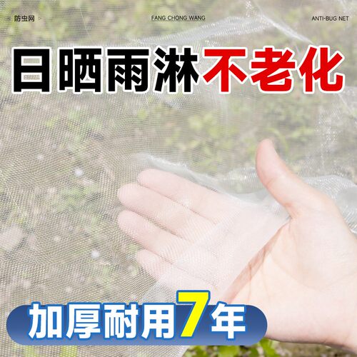 防虫网纱网大棚种菜果树防蝇网纱加厚防虫养殖场防蚊蝇虫尼龙网罩