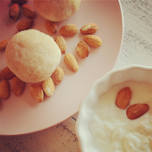 百媚千娇酸羊奶皂大杏仁皂高倍提升养白 洁面皂 手工皂