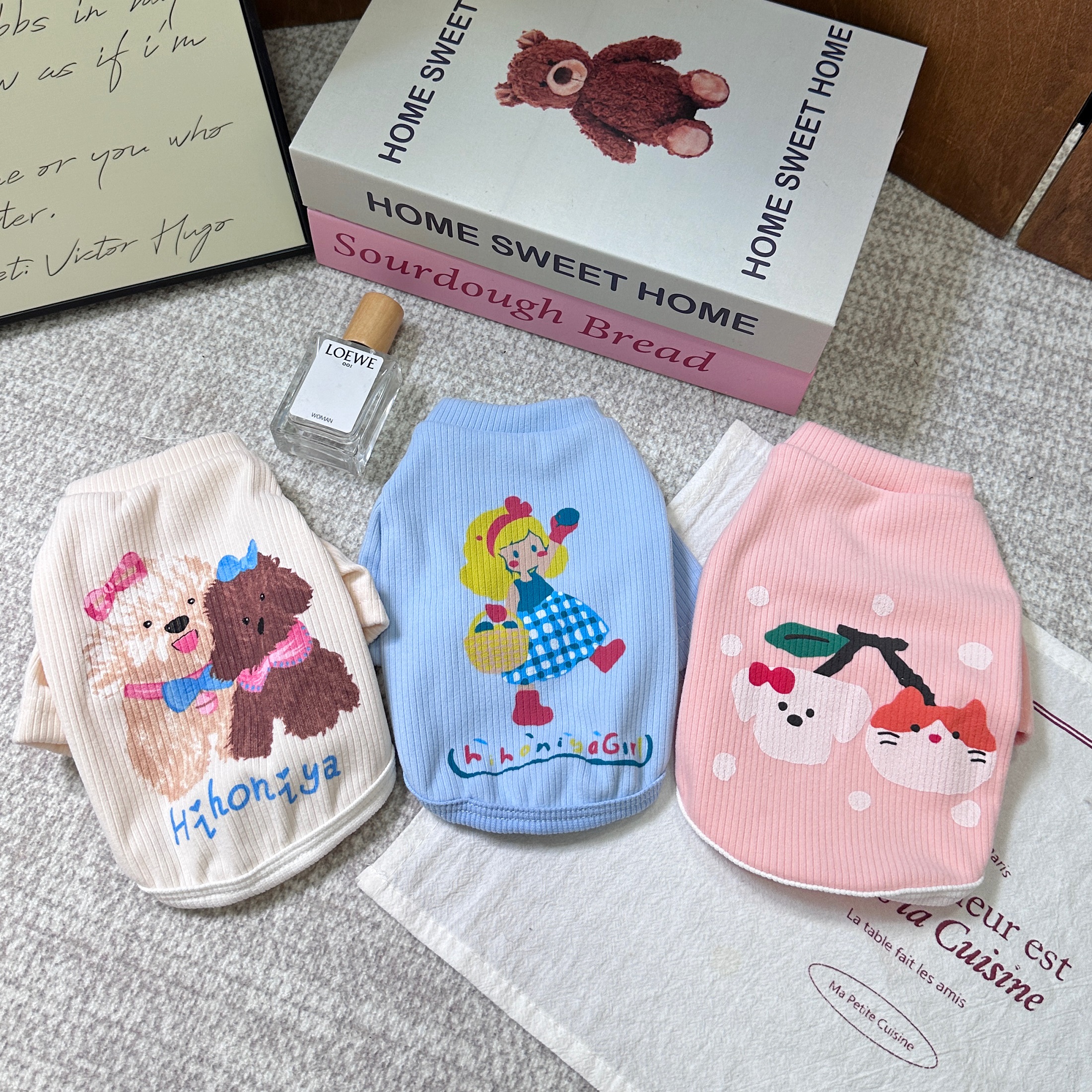 狗狗衣服秋冬加厚德绒两脚衣