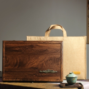 竹木艺200/357克茶饼礼盒双饼普洱茶礼盒空盒福鼎白茶普洱包装盒