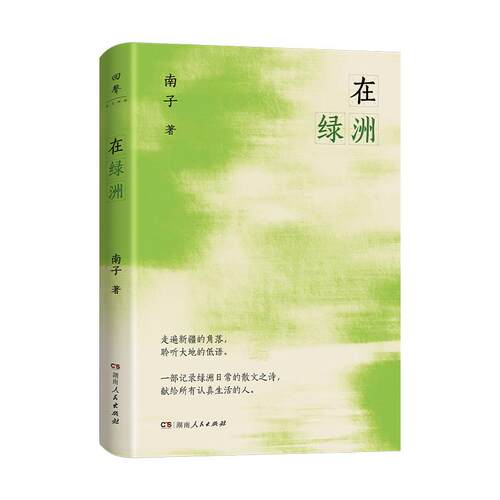 【正版】 在绿洲 湖南人民出版社 南子 著 著