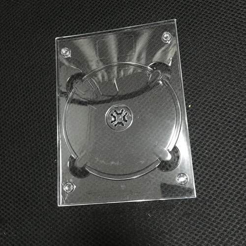 透明原料单片DVD光盘托 有（黑 白 透明托盘CD光盘盒子单碟装盘托