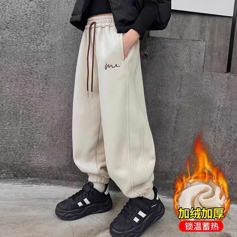 女童春秋款束脚卫裤休闲运动长裤