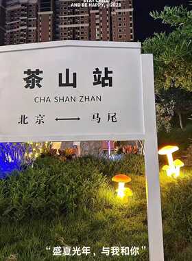 园林景区火车头档杆路牌火车厢民宿模型户外景观雕塑背景摆件大型